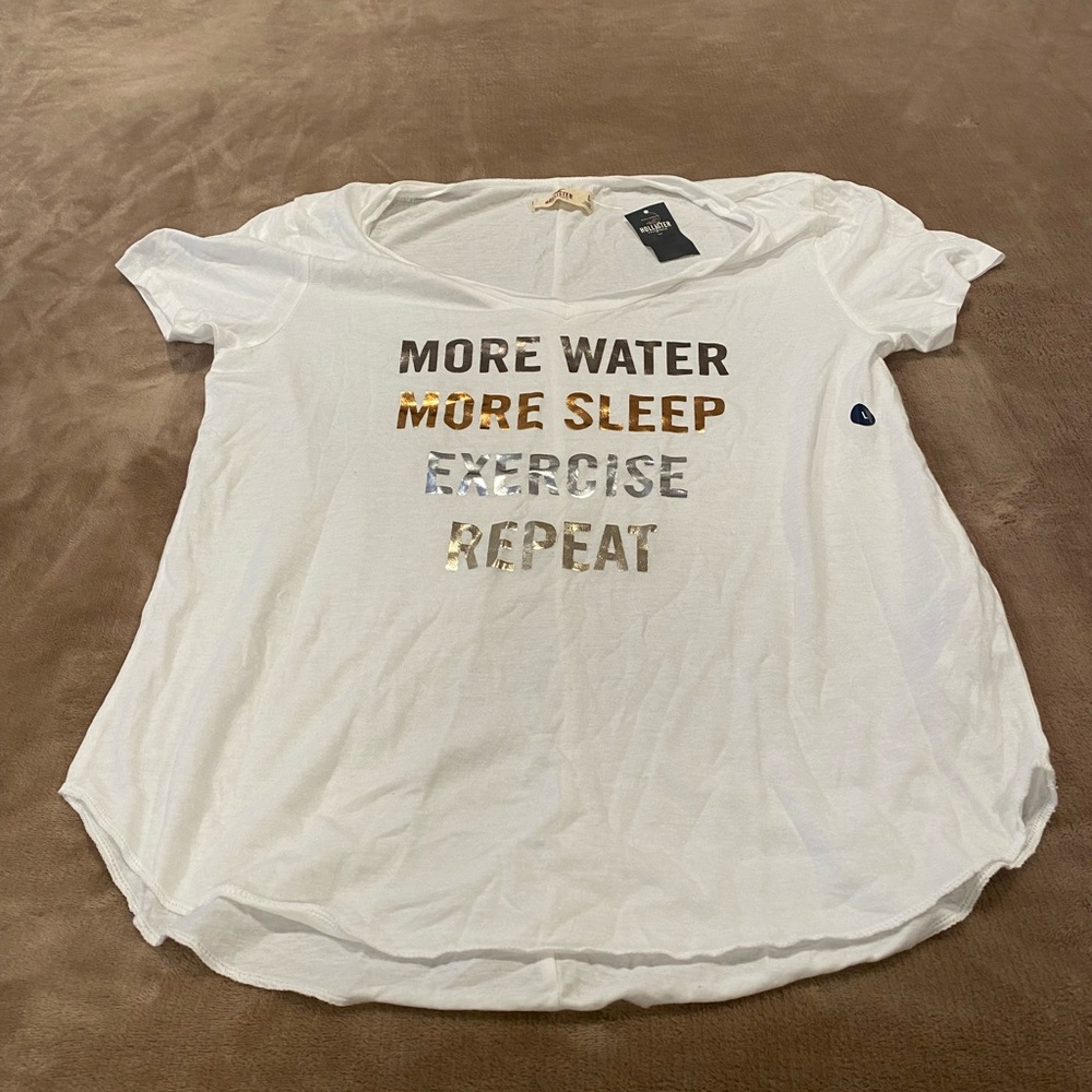 Hollister White Teeshirt